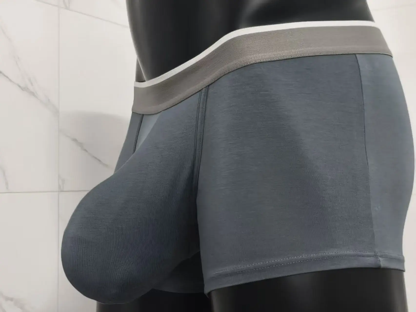 Slip boxer modali da uomo premium Intimo con custodia grande Rigonfiamento extra large che migliora il raffreddamento traspirante Boxer da uomo leggeri Mutandine — image 5