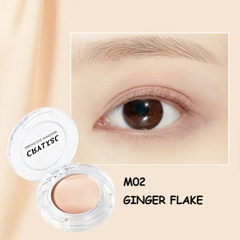 Crystal Single Eye Shadow Silky Smooth Eye Powder Long Lasting Eye Color Buildable Color Korean Cosmetic Korean Makeup