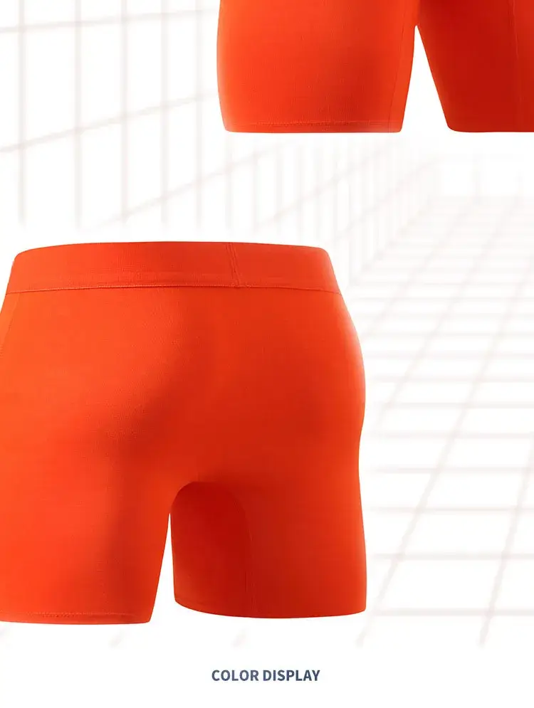 4pcs Men's Boxer Underwear Bamboo Fiber Boxers Soft Long Panties Shorts Mens Cotton Plus 7XL Cueca Boxer Masculino Calzoncillos — image 11