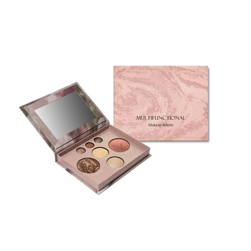 7 Colors Multi Function Makeup Palette Integrated Matte Shimmer Eye Shadow Blusher Highlight Contour Professional Palette Gifts — image 7