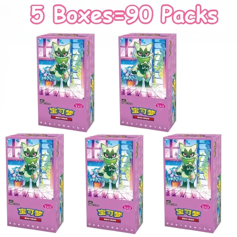 100%Original Pokemon 17.5 Eevee Booster Pack Gem Pack Vol1 2 3 4 5 Cards Pokemon PTCG Trading Gem Bag Cards Collected Toy Gift — image 19