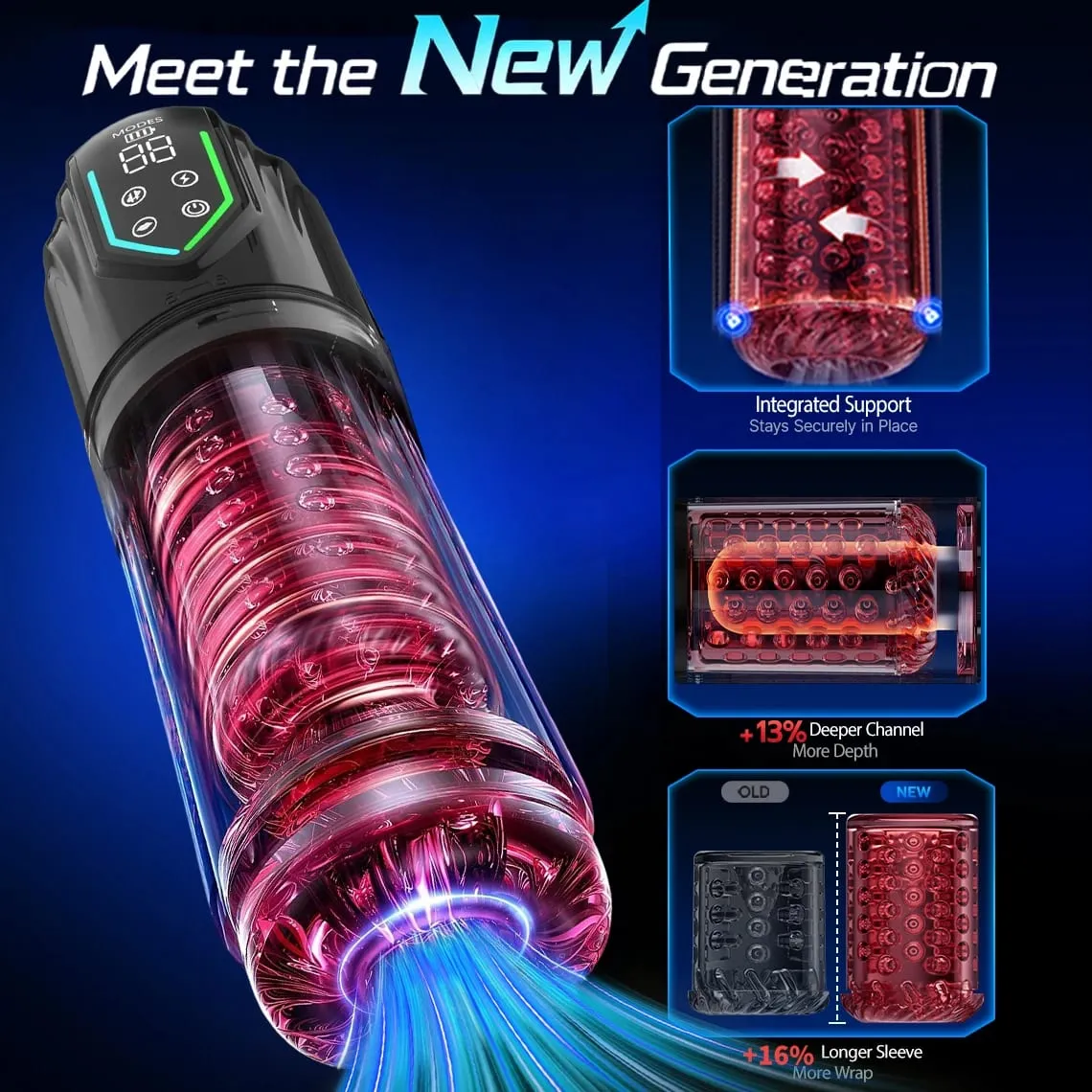 Automatic Male Masturbator Cup 7 Sucking Rotating Licking Modes Pocket Pussy Stroker Blowjob Penis Pump Sex Toys For Men — image 3
