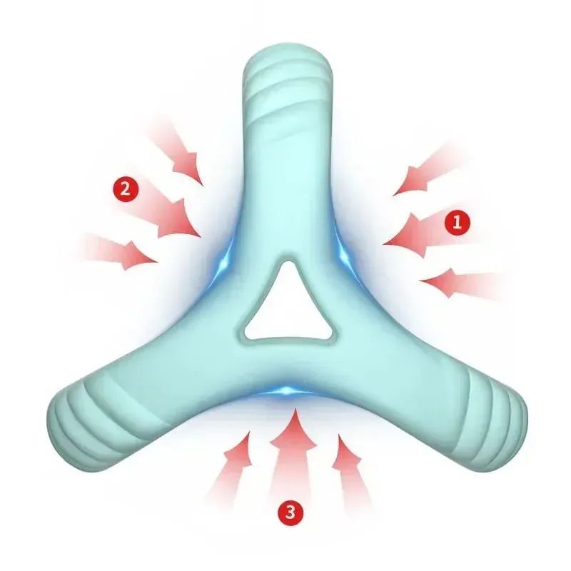 3 Holes Penis Cock Ring Sex Toys For Man Delay Ejaculation Erection Dick Enlarger Reusable Semen Cock Rings Stretcher Massager — image 4