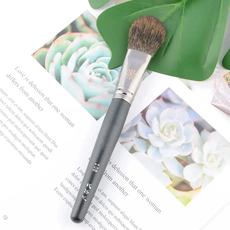 1pc Blush Makeup brushes P108 Blush shadow Powder contour Bronzer Make up brush Professional cosmetic tool Squirrel hair