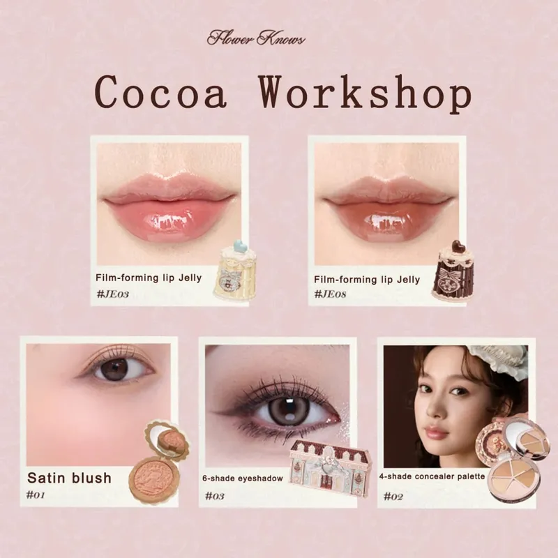 Sweety Bear Cookie Collection Viral Make Kit Lip Gloss Cream Blush Concealer