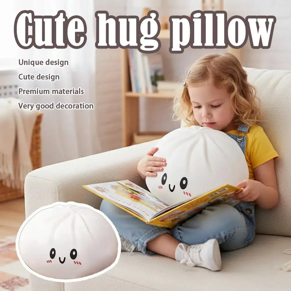 Großes Dampfbrötchen-Squeeze-Spielzeug, große Squishies, Anti-Stress-Reliever, Zappelspielzeug für Erwachsene, Kinder, Geburtstagsgeschenk, weiches Essen, Kissen-Dekoration — image 3