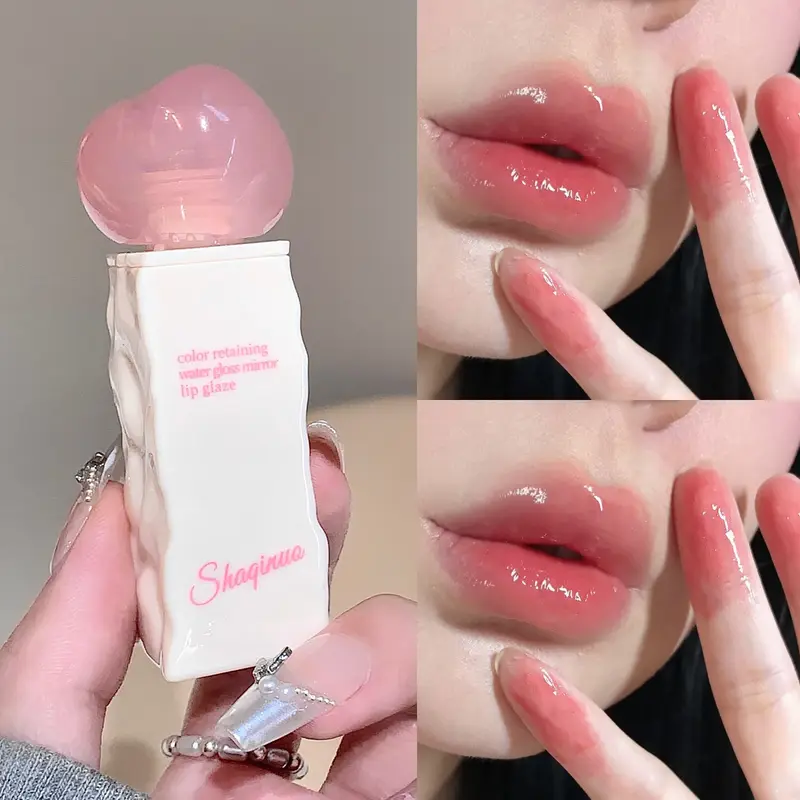 Clear Moisturizing Mirror Water Liquid Lipstick Lasting Hydrating Pink Lip Gloss Plumping Sexy Lip Tint Makeup Korean Cosmetics — image 2