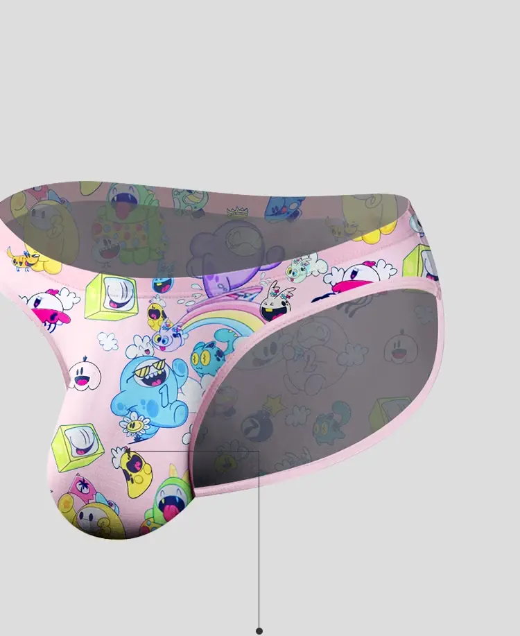 3PCS Hot Sale Modal Graffiti Printed Sexy Man Brief Underwear Men Underpant Quick Dry Slip Panties Jockstrap Men's Briefs Gaysex — image 7