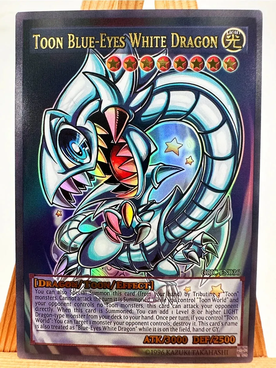 18pcse/set Blue Eyes Ultimate Dragon Yu Gi Oh English Toys Hobbies Hobby Collectibles Game Collection Anime Cards — image 3