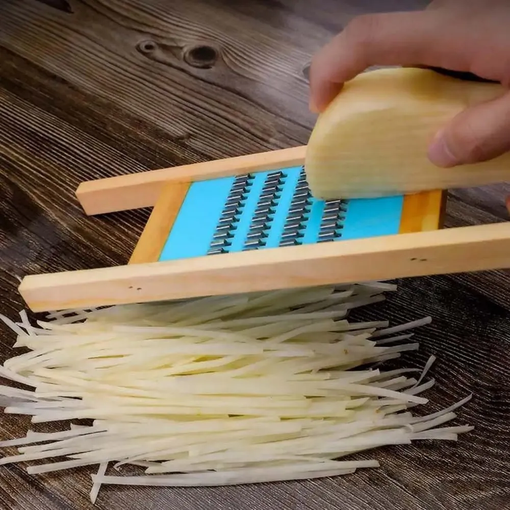 1 PCS Multifunctional Vegetable Cutter Durable Wooden Cheese Slicer High Quality Hand-held Food Grater