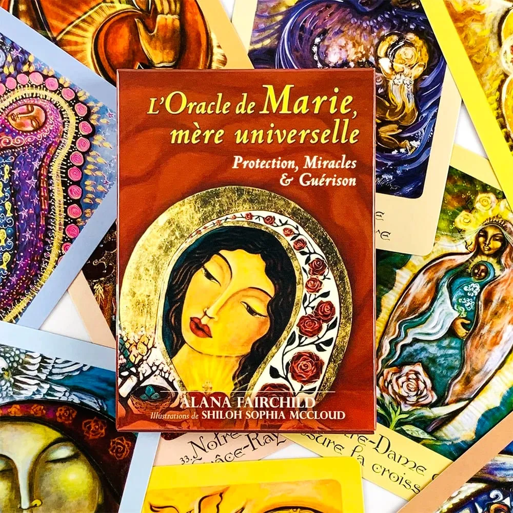L'Oracle De Marie 44 cartes édition française Divination Oracle Deck Divine Mother Energy Parfait pour la guérison et l'orientation spirituelle — image 3