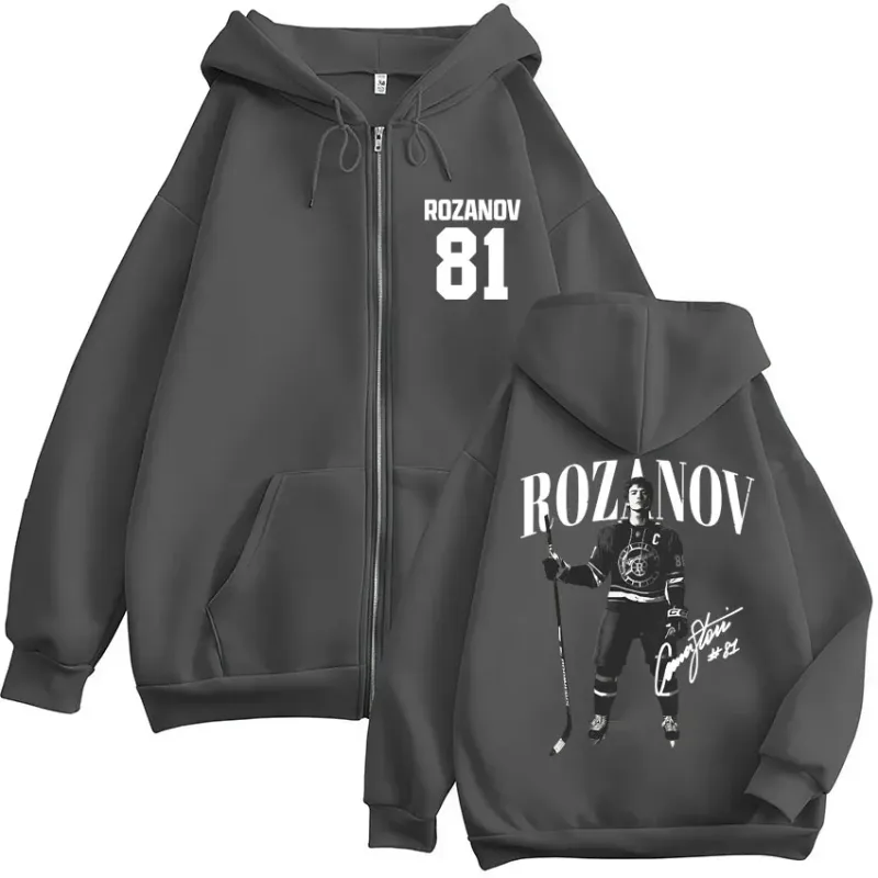 Verwarmde Rivaliteit Ilya Rozanov 81 Zip Up Hoodies Mannen Vrouwen Vintage Mode Vest Sweatshirt Losse Fleece Casual Jassen Streetwear