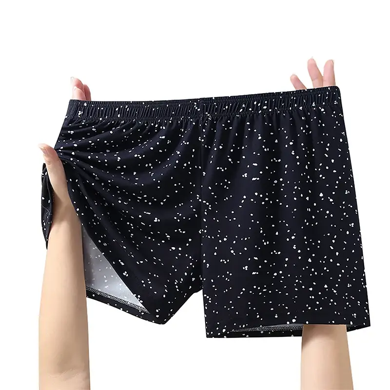 5 pçs novo estilo calcinha masculina polka dot aro calças com cantos planos pele macia amigável calças gordas respirável roupa interior masculina — image 9
