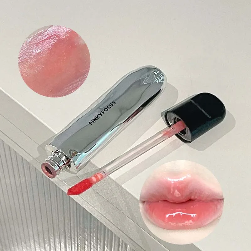 Nude Mirror Lip Gloss Clear Moisturizing Hydrating Water Light Jelly Plump Lip Glaze Oil Lipstick Tint Makeup Korean Cosmetics — image 5