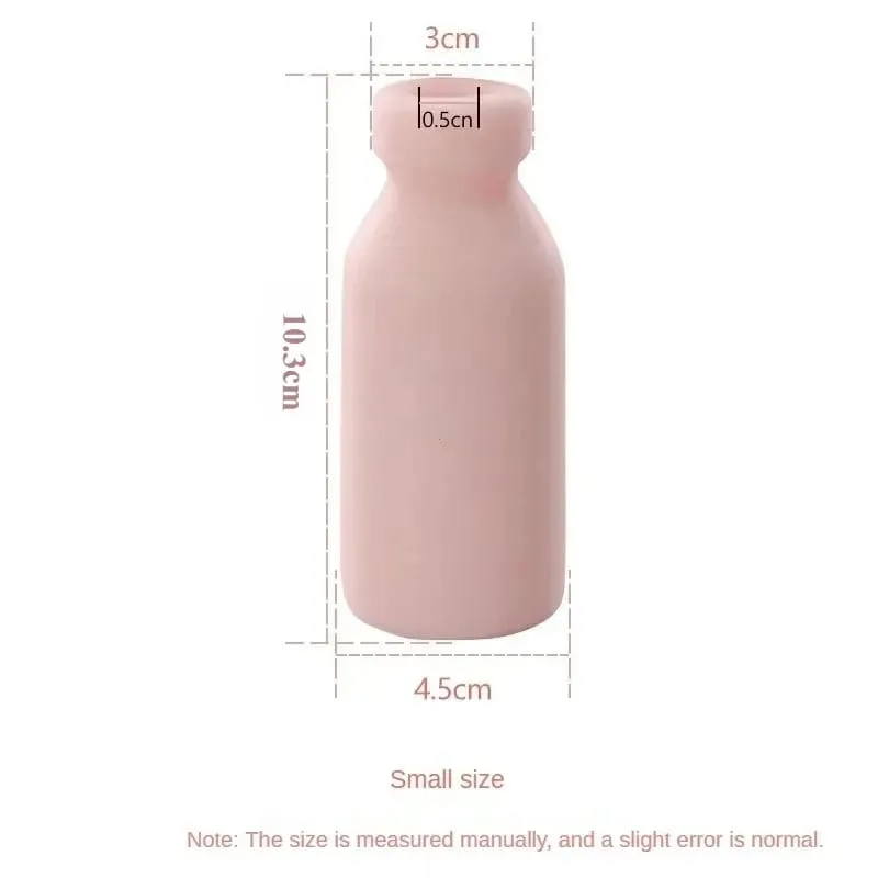 Male Masturbation Cup Milk Bottle Shape Silicone Masturbator Soft Emulational Vaginal Bulge Portable Manual Sex Toys for Man