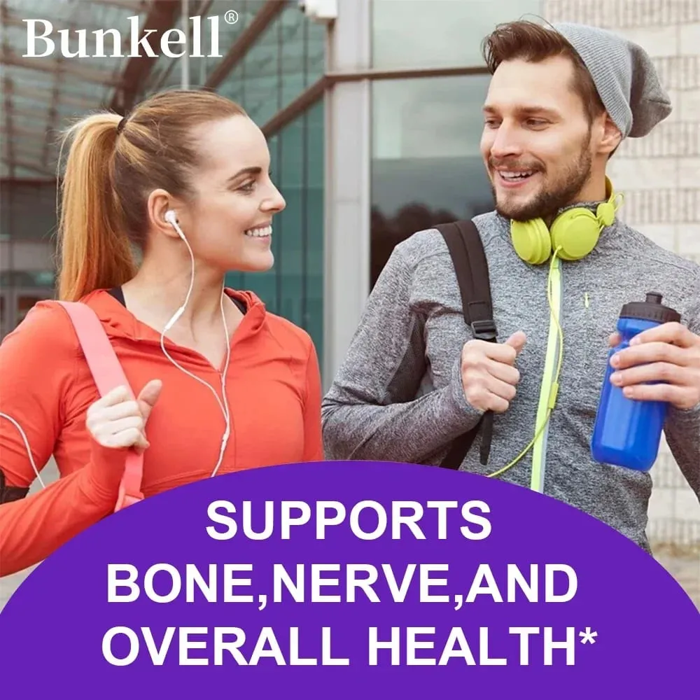 Zinc + Magnesium Supplement Strong Bones Teeth Heart Nerves Enhance Immunity Support Bone Density and Muscle Health