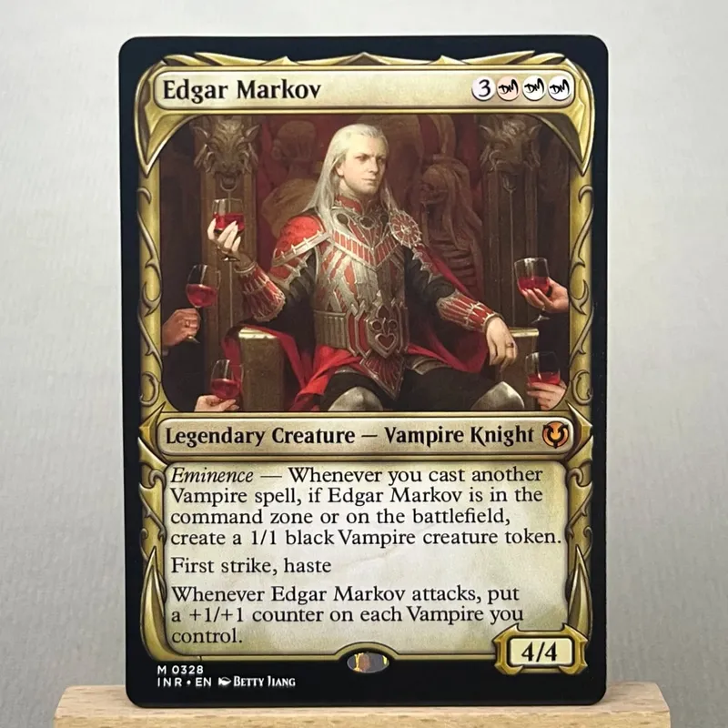 J25 INR FDN DFT DSKHOLO11-01 Tcg Proxy karty Edgar Markov Teror vrcholů Void Winnower The Aetherspark