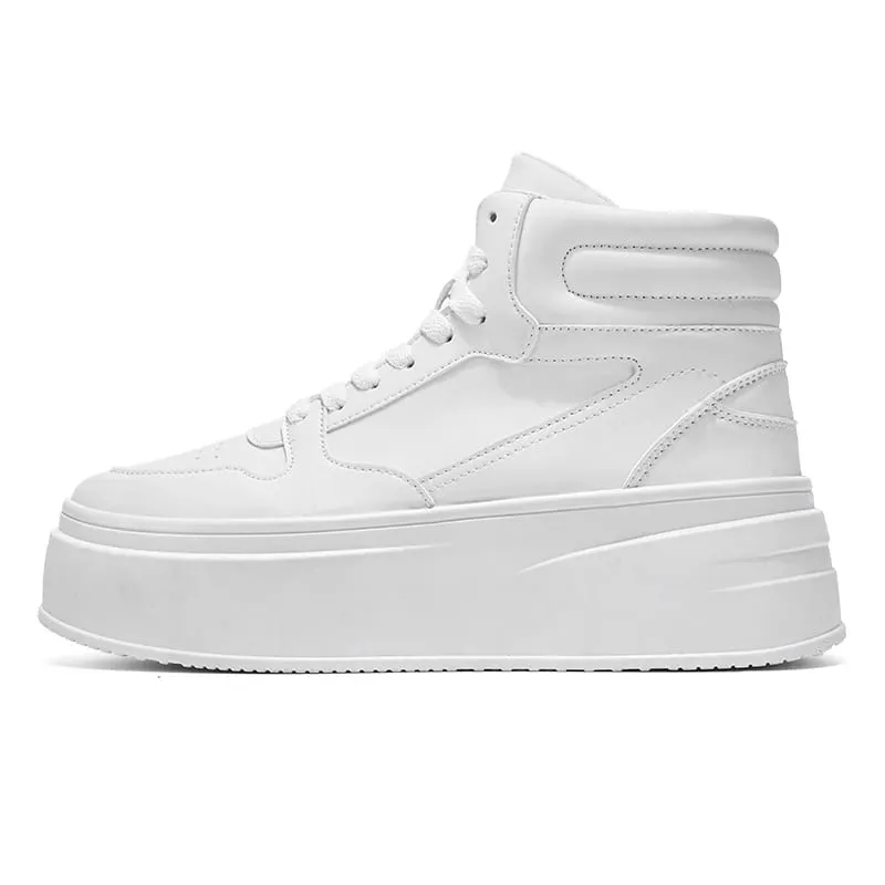 Autumn Men Casual Sneakers Platform Ankle Boots High-top Thick Bottom Sneakers Male Outdoor Basketball Shoes Sport Trainers — image 11