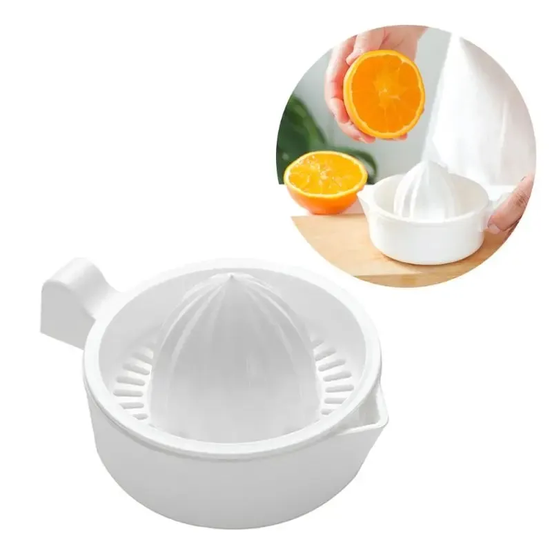 Mini Plastic Double Layer Household Manual Citrus Juicer Orange Lemon Fruit