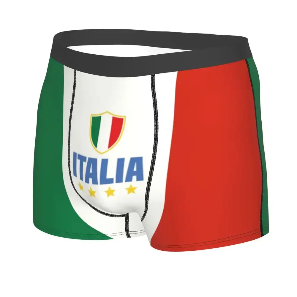 Flag Of Italy Underwear Men Sexy Print Customized Italian Patriotic Boxer Briefs Shorts Panties Soft Underpants — image 2