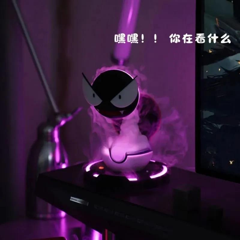 Anime PokéMon Gengar Spray Humidifier Nightlight Air Purifier Ambient Desktop Ornament Room Decoration Creative Periphery Gift — image 4
