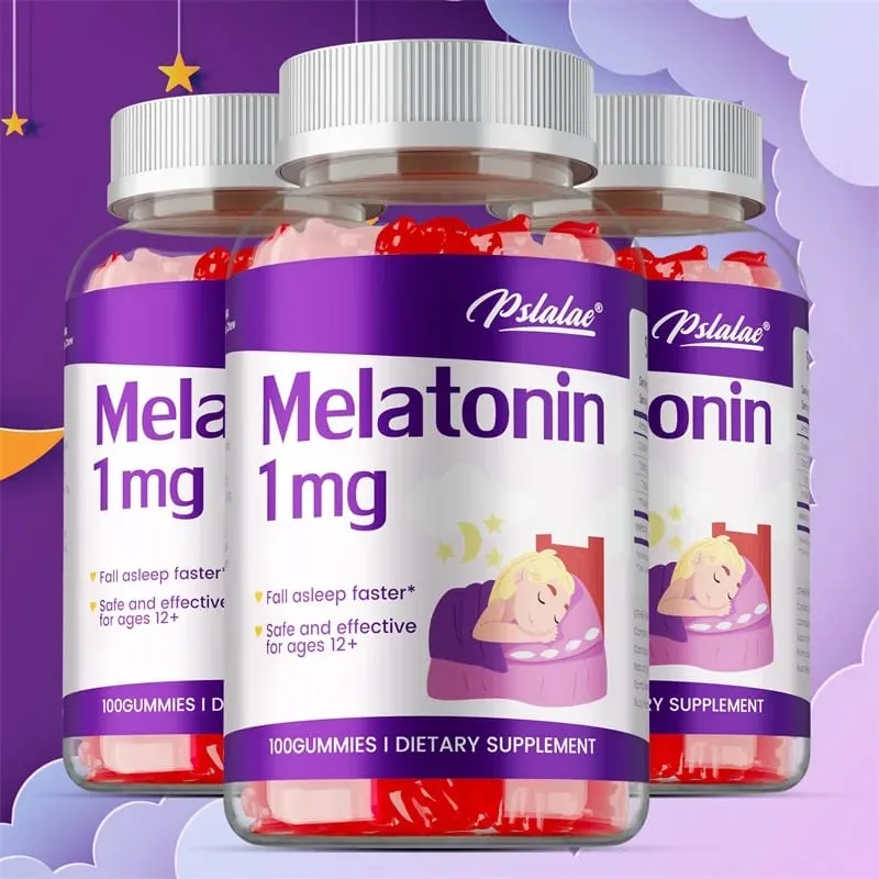 Melatonin Gummies 1mg - Children's Sleep Aids Promote Healthy Sleep Help Children Fall Asleep Faster and Increase Energy — image 1
