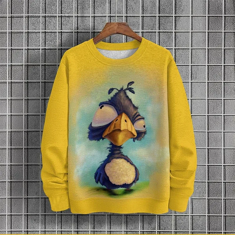 3D Printed Funny Animal Hoodie For Men Cartoon Cow Sheep Pattern Sweatshirts Autumn Long Sleeves Unisex Loose Hoodies O-Neck Top — image 10