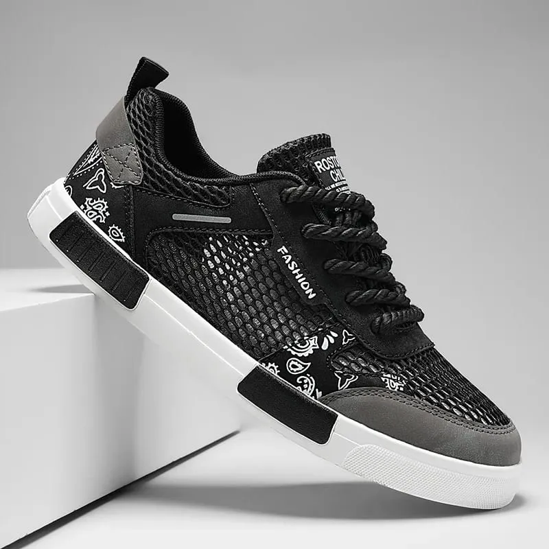Breathable vulcanized Shoes For Men Flat Athletic Walking Sneakers Shoes Men Mesh Casual Shoes Large Size 47
