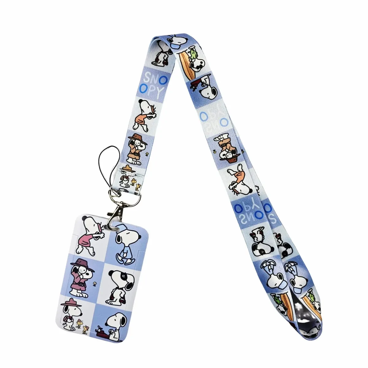 Credential Holder Cartoon Animal Neck Strap Lanyard for Key Keychain USB Badge Holder Keyring Accessories Gifts — image 6
