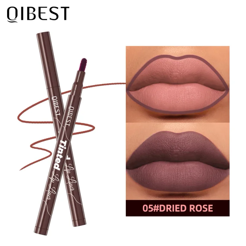 5 Colors Lipstick Lipliner Nude Matte Lip Liner Pen Non-Drying Waterproof Plumping Outline The Lips Contour Makeup Beauty