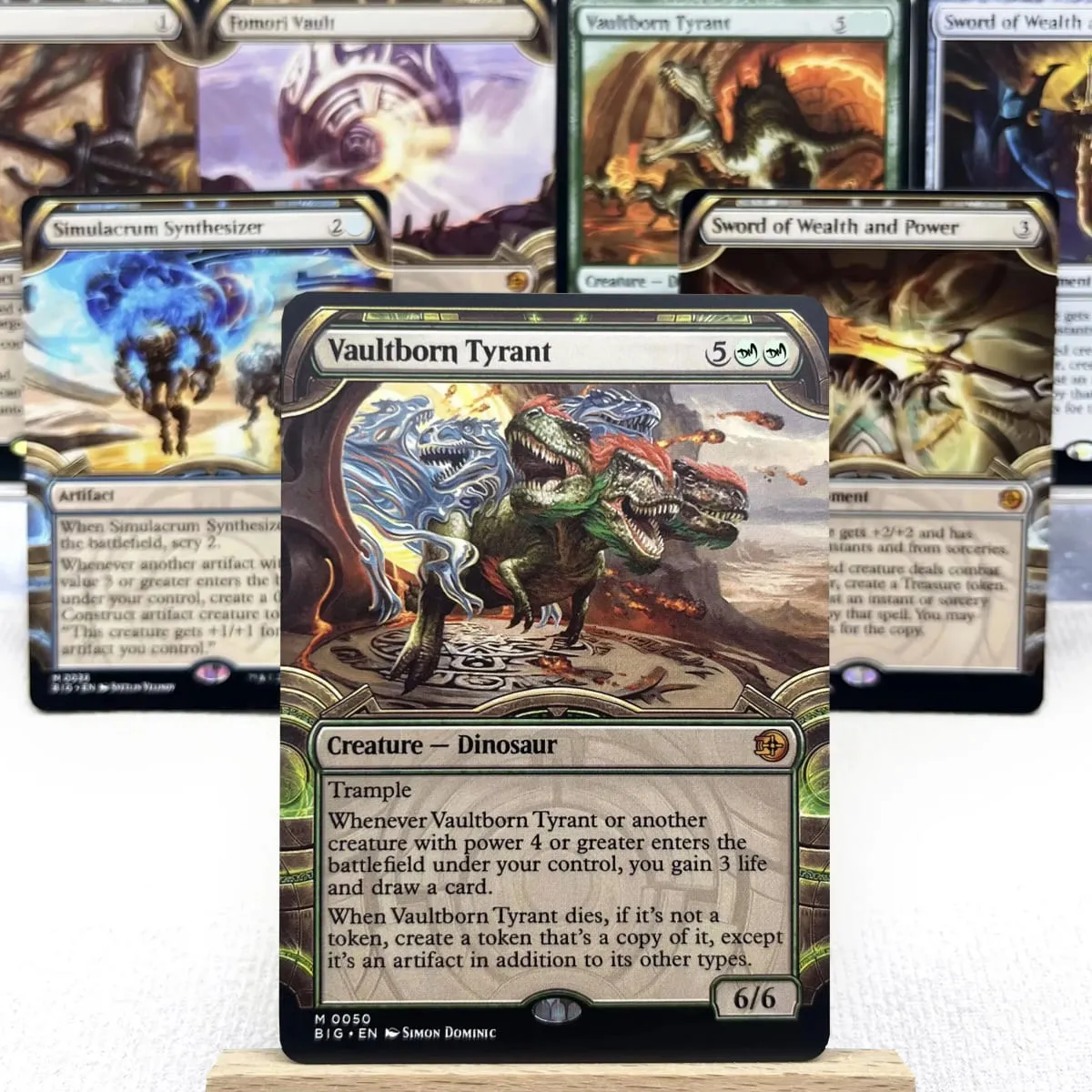 BIG MH3 OTJ OTP HOLO7-Ⅰ01 TCG Cards Proxys Simulacrum Synthesizer and Power Vaultborn the Tyrant Ulamog — image 1
