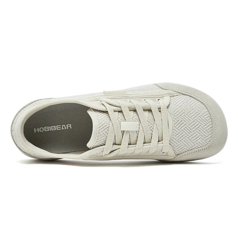 Barefoot Shoes Mens Womens | Zero Drop | Wide Toe | Minimalist Cowhide Leather Lace Up Fashion Sneakers — image 6