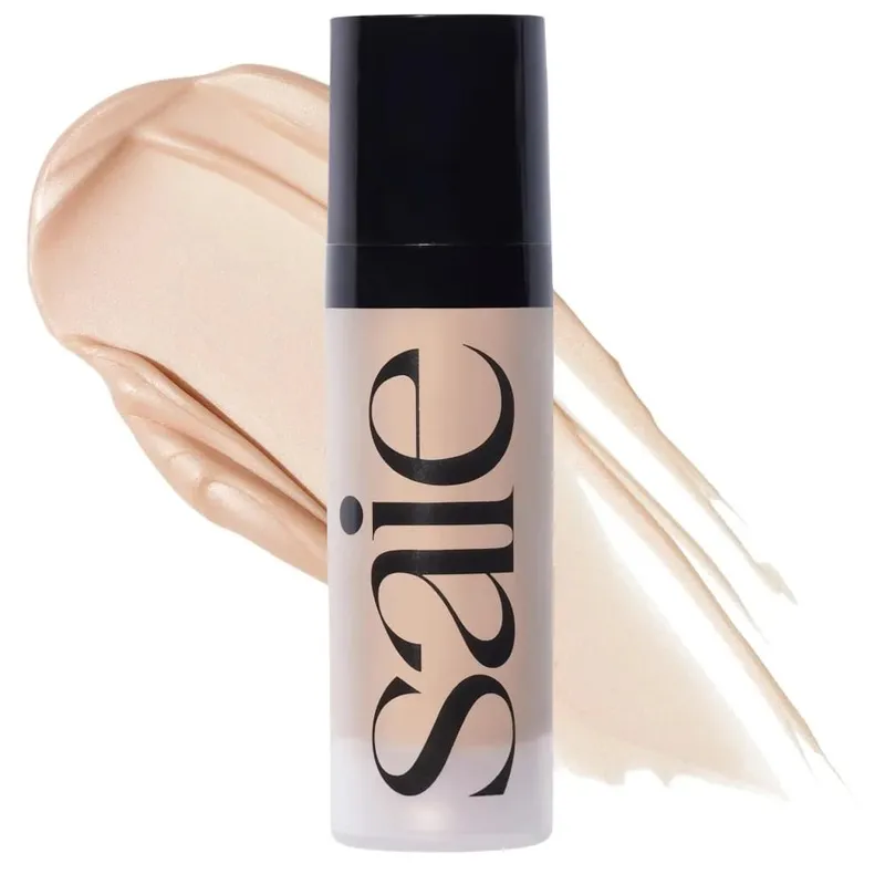 Saie Hydrating Glowy Gel Liquid Highlighter Dewy Natural Radiance Sun-kissed Face Body Contour Vegan Clean Beauty Illuminator — image 9