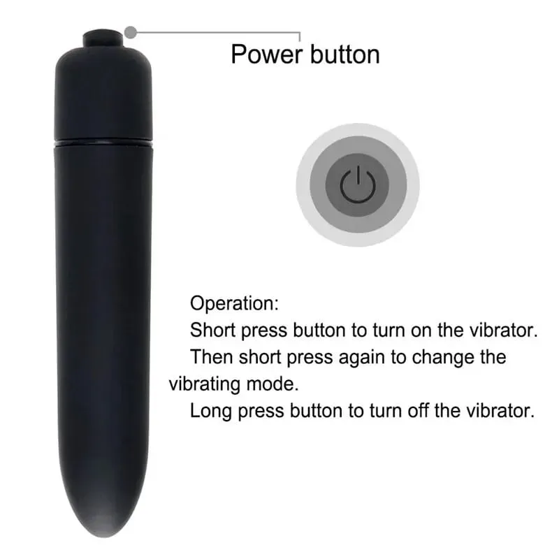 Mini Bullet Vibrator til kvinder Stærk vibrerende analprop Vagina Massager Støbende Æg Onani Sexlegetøj til Par 18+ — image 6