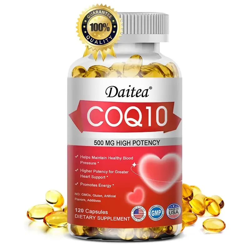 CoQ10 500 mg Softgels - Ultra High Absorption CoQ10 Supplement - Antioxidant Supplement for Vascular and Heart Health — image 1