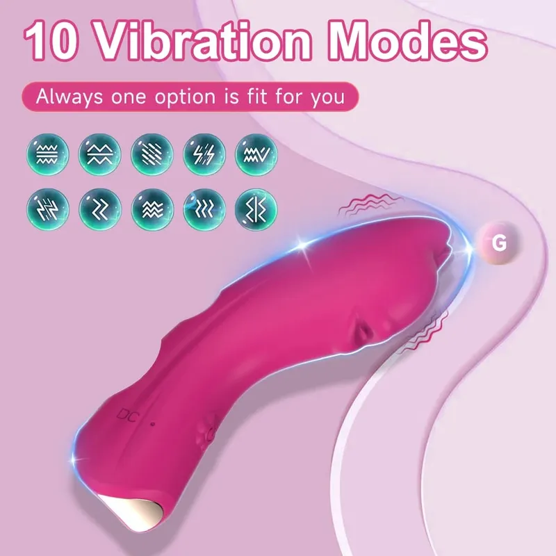 Finger Vibrator G-Spot Clitoral Nipple Stimulation Massage Vagina Anus Female Masturbator Lesbian Sex Toy