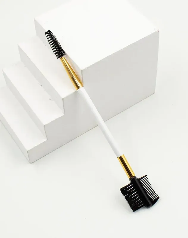 1PC Double Ended Eyebrow Comb Brush Beauty Makeup Brushes Eyelash Applicator Professional Make Up Tool — image 10