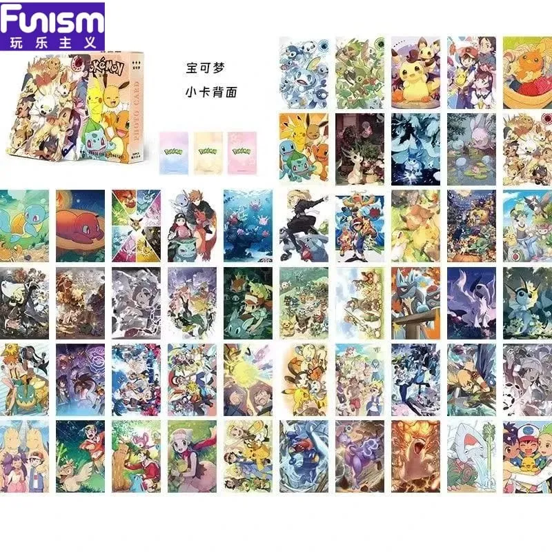 50-Pack Pikachu Anime Laser Card Game Funism Pokemon Laser Tag(The style will be updated.Please refer to the actual item) — image 3