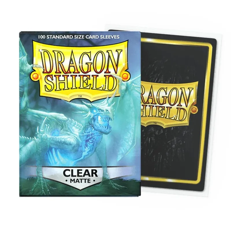 100 pièces/boîte 66x91mm taille Standard Demark Dragon Shield mat manchons de carte pour MTG/PKM/YGO/TCG cartes de jeu de société Slevees