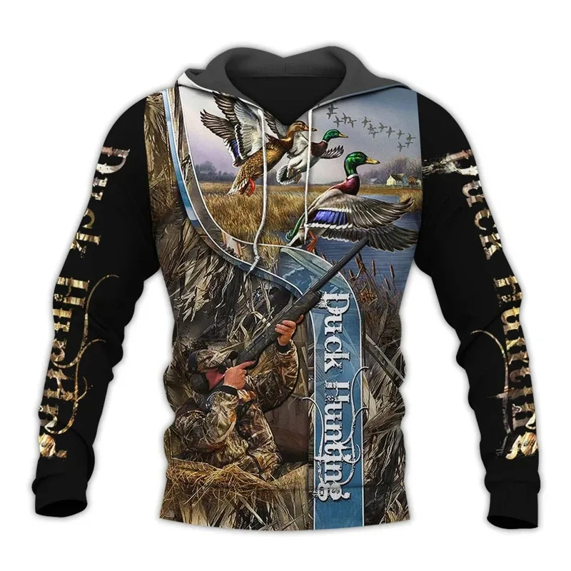 Beautiful Duck Hunting 3D Printed Unisex Hoodie Sweatshirt Man Pullover Casual Tracksuit Sudadera Sweatshirts y2k men clothing — image 10