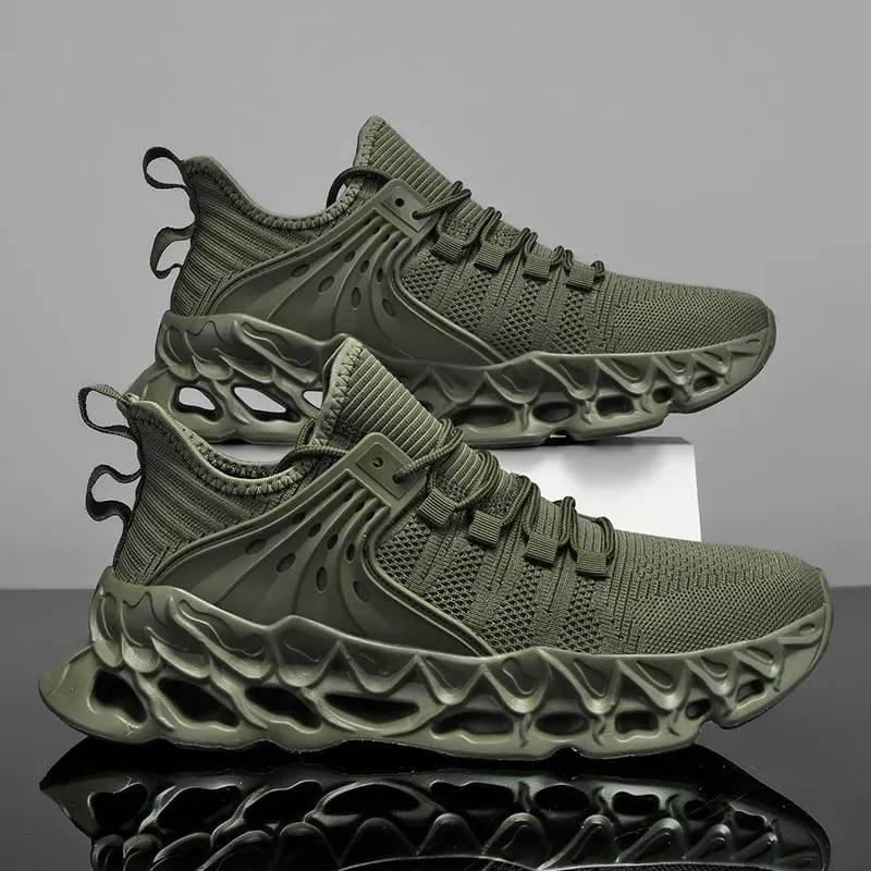 Men's Athletic Mesh Sneakers Lightweight Comfortable Running Shoes for Men Soft Sole Non Slip Casual Shoes Outdoor Walking — image 8