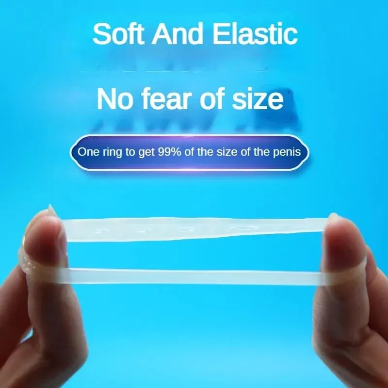 Cock Ring Penis Foreskin Ring Reusable Penis Extender Sleeve Male Chastity Cage Delayed Ejaculation Sex Toys For Men Couples