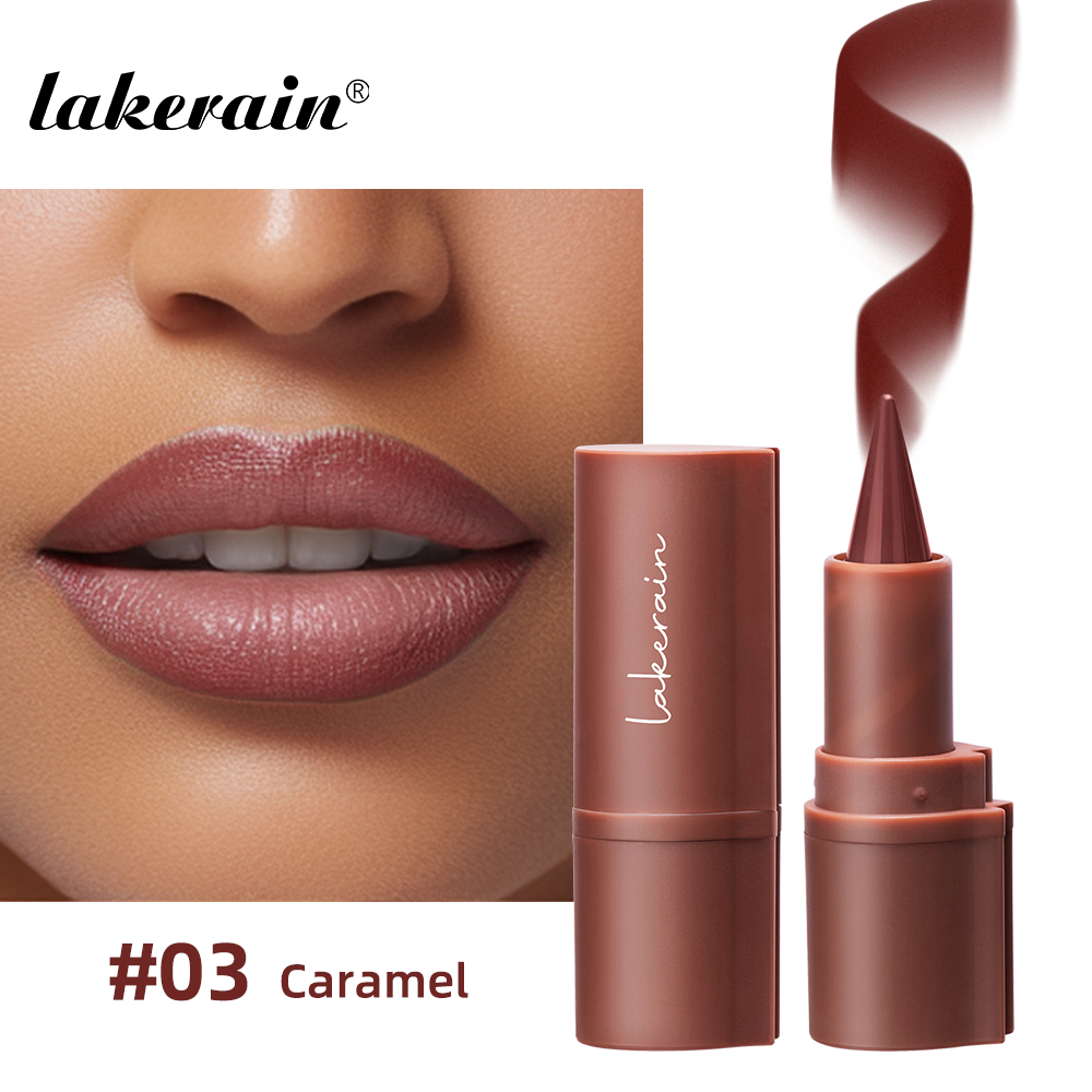 Lakerain Lip Liner Matte Black Brown Velvet Lipstick Waterproof Non Sticky Contouring Tint Lipliner Crayon Lip Makeup — image 9