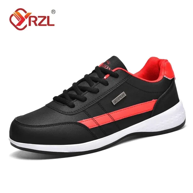 Men Shoes Spring Autumn Waterproof Walking Sneakers Leisure Male Leather Sports Shoes Non-Slip Footwear Tennis for Men