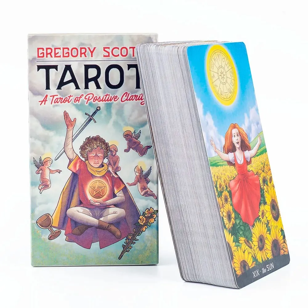 Gregory Scott Tarot 78-Card Deck for English Visions Divination Board Games Party Entertainment and Desktop Leisure Activities — image 2