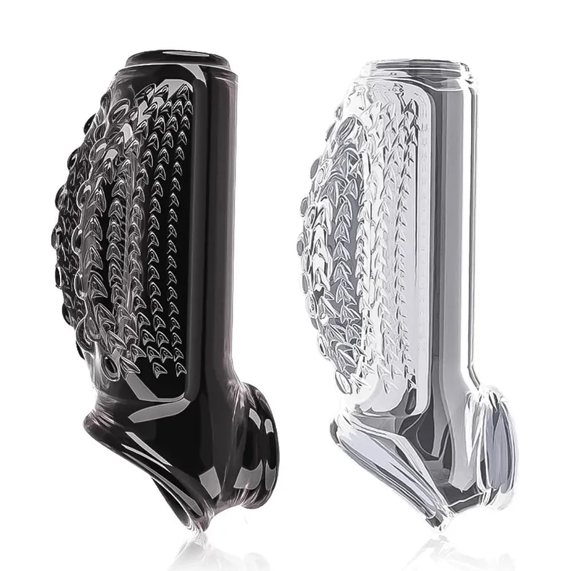 Penis Enlargement Sleeve Thickened Cock Ring Penis Extended Delay Time Sex Toys Lock Semen Adult Sex Products Penis Extension — image 12