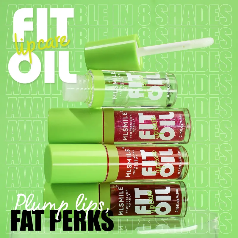 Glossy Lip Care Oil 8 dostupných odstínů Hydratuje a zjemňuje rty Vytváří kypré orosené rty Pohodlné celodenní nošení — image 6