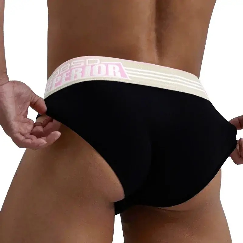 Men's Underwear Men Sexy Briefs Jockstrap Pouch Cuecas Man Cotton Sissy Panties Thongs Male Underpants Gay Slip Homme Srting — image 7