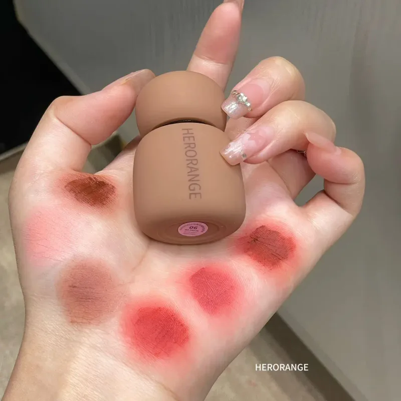 Herorange Velvet Matte Lip Mud Rich Pigment Non Transfer Long Lasting Smooth Non Dry Brighten Skin Daily Use — image 7