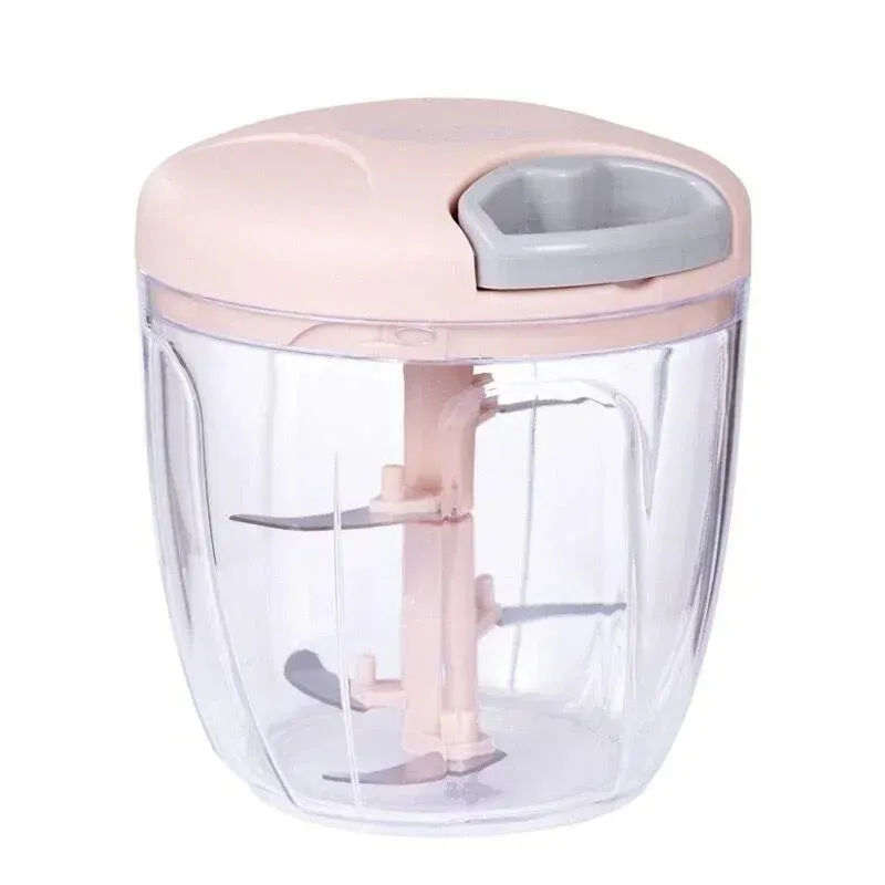 New Crusher Vegetable Onion Cutter Kitchen Cooking Accessories 500/900ML Manual Meat Mincer Garlic Chopper Rotate GarlicPress — image 15